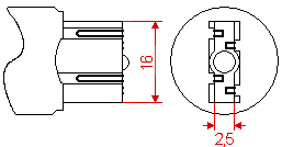 W2,5 x 16q